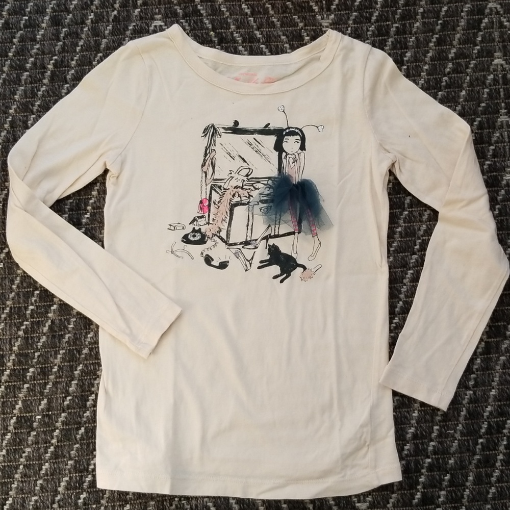 Crewcuts girls collectible tee t shirt 10 tulle